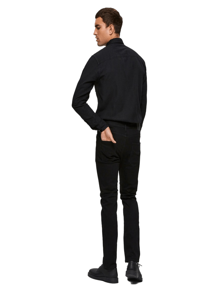 Selected Men Bukser & Jeans 16075429_blackdenim_32/34 - Bygholm Menswear